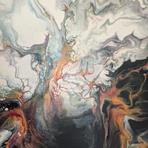 Valamistehnikas seinamaal (defektiga) 50x50