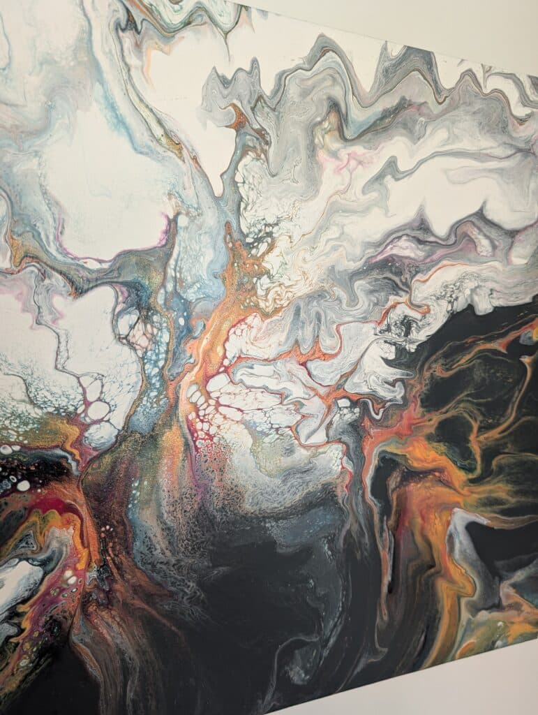 Valamistehnikas seinamaal (defektiga) 50x50
