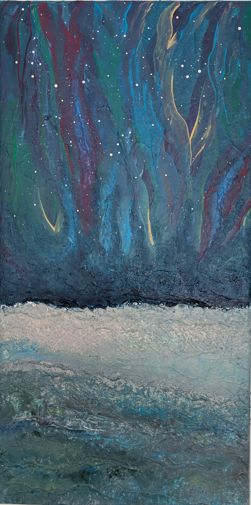 Seinamaal "Virmalised" 30x60