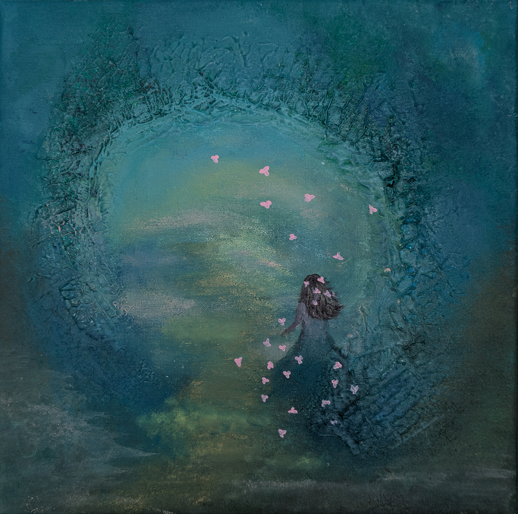 Seinamaal "Tüdruk" 30x30
