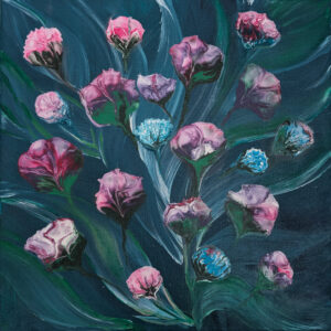 Seinamaal "Õied" 30x30