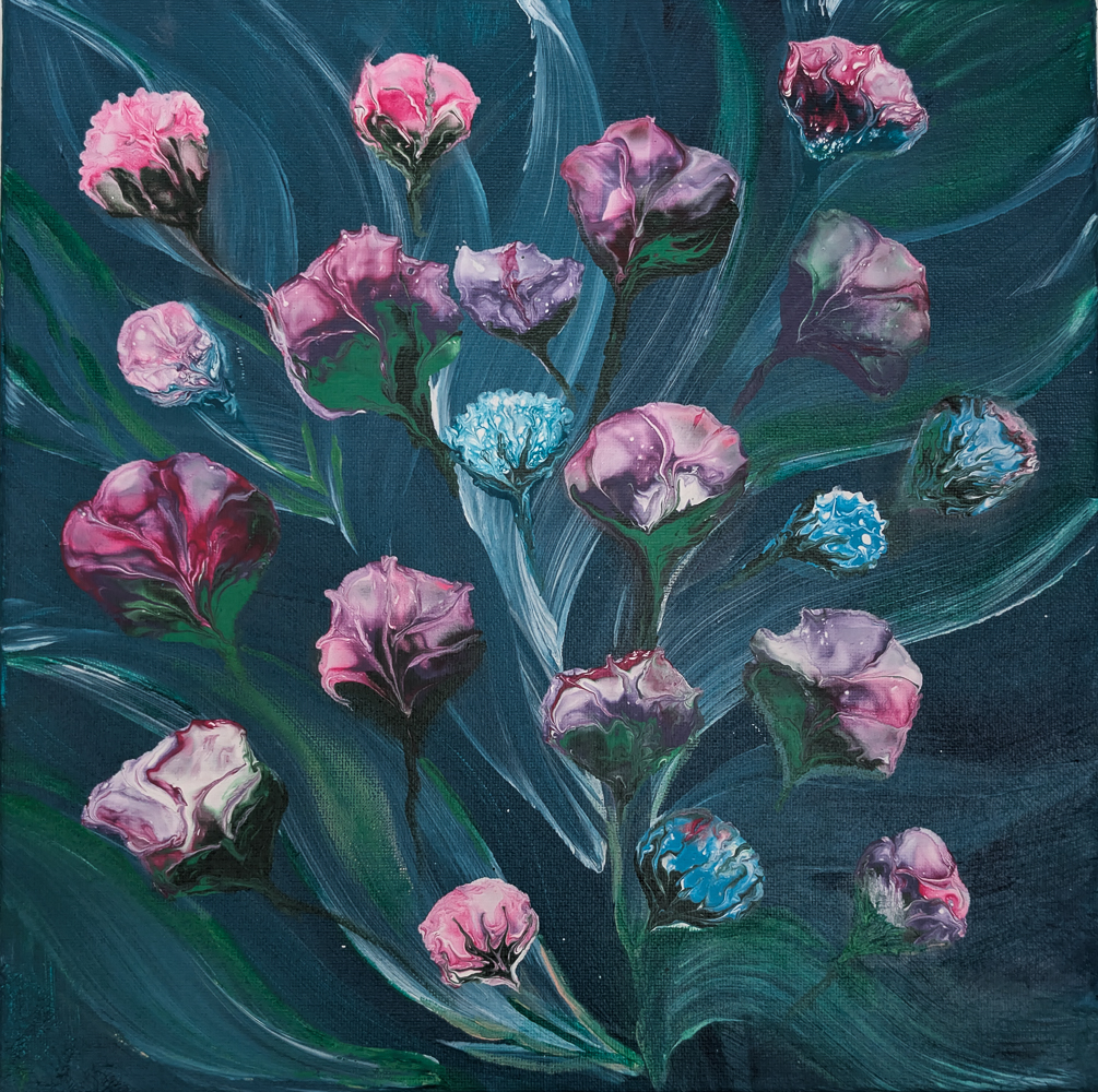 Seinamaal "Õied" 30x30